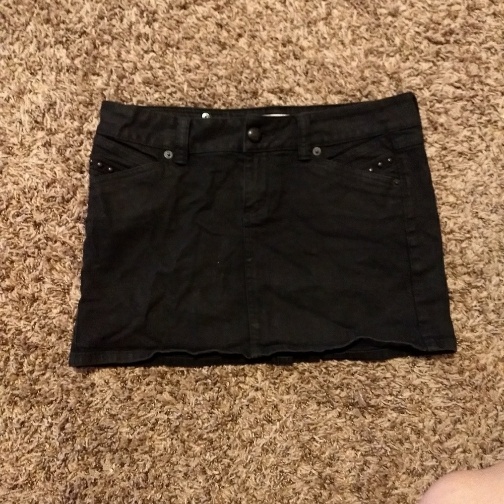 Black mini skirt- candies- size 7